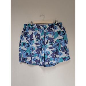 Columbia Court Sandy River Print Shorts Women 1X Inseam 6" Floral NWT